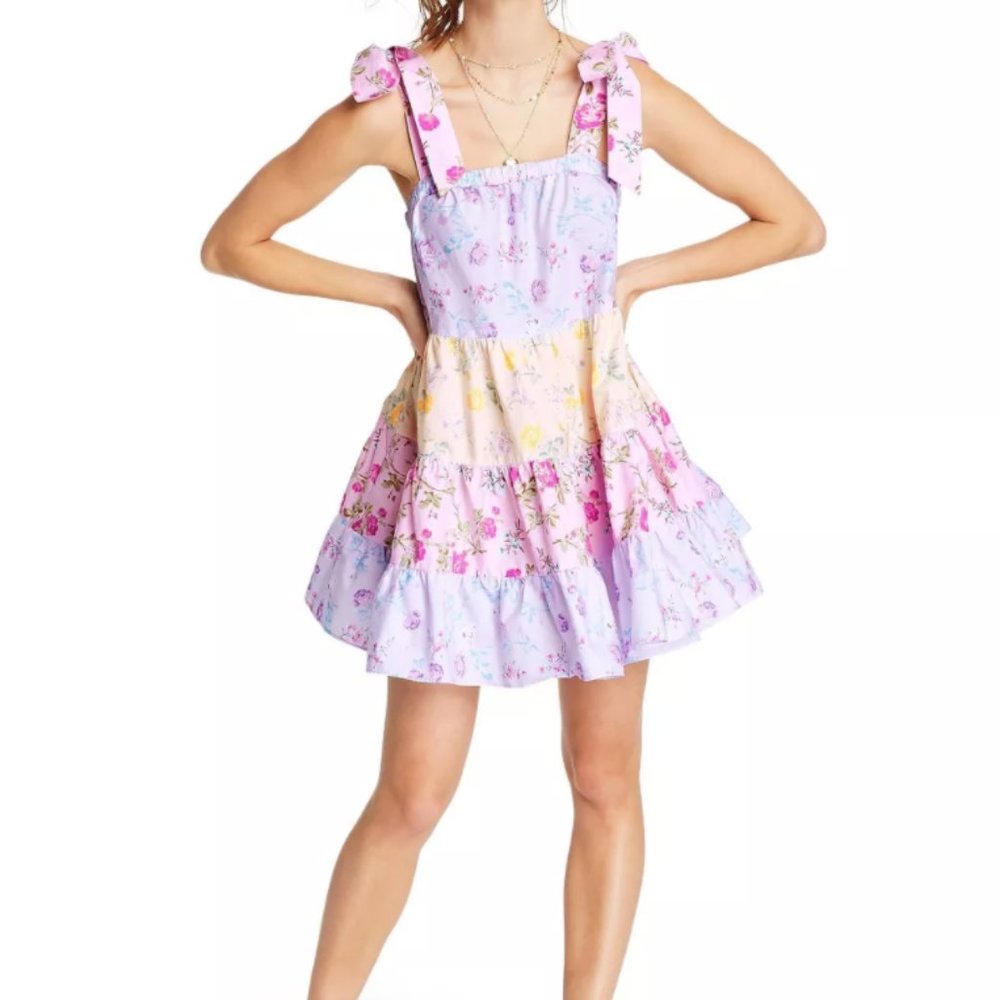 LoveShackFancy x Target Jeanne Tie Strap Dress